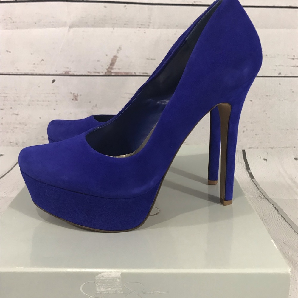 Jessica Simpson Faux Suede Heels